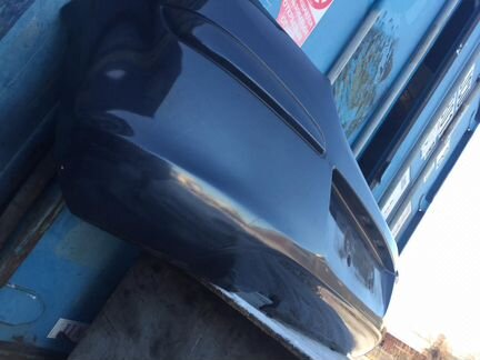 Бампер задний серый цвет L163 Opel Corsa D 5d