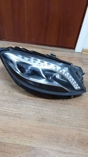 Фара правая Мерседес S 222 дорестайл с ночным виде