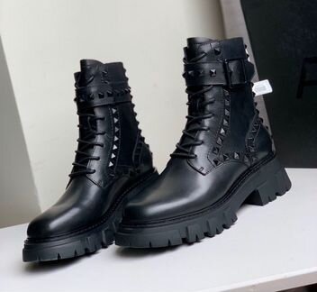 Ботинки с шипами ash кожа натуральная