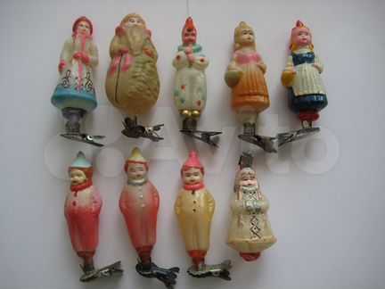 Елочная игрушка (фигурки на прищепках)