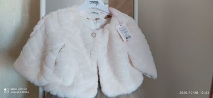 Шубка-накидка болеро Zarina 122 новая