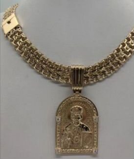 Золотая цепь и золотая икона