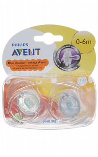 Пустышка соска avent 0-6 мес новая