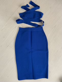 Бандажнная двойка юбка/топ