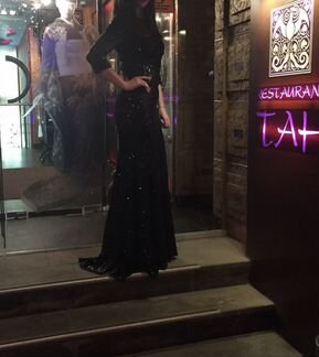 Вечернее платье/платье с паетками/ длинное платье